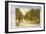 Greetings from California, Orange Grove-null-Framed Art Print