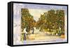 Greetings from California, Orange Grove-null-Framed Stretched Canvas