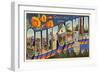 Greetings from California-null-Framed Art Print