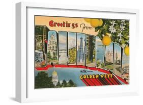 Greetings from California-null-Framed Art Print