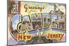 Greetings from Camden, New Jersey-null-Mounted Art Print