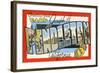 Greetings from Camp Pendleton, California-null-Framed Art Print