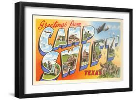 Greetings from Camp Swift, Texas-null-Framed Art Print