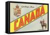 Greetings from Canada-null-Framed Stretched Canvas