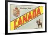 Greetings from Canada-null-Framed Art Print