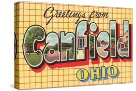 Greetings from Canfield, Ohio-null-Stretched Canvas