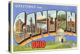 Greetings from Canton, Ohio-null-Stretched Canvas