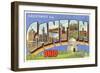 Greetings from Canton, Ohio-null-Framed Art Print