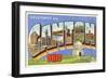 Greetings from Canton, Ohio-null-Framed Art Print