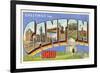 Greetings from Canton, Ohio-null-Framed Art Print