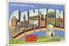 Greetings from Canton, Ohio-null-Mounted Art Print