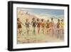 Greetings from Cape May, New Jersey, Bathing Beauties-null-Framed Art Print