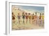 Greetings from Cape May, New Jersey, Bathing Beauties-null-Framed Art Print