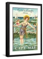 Greetings from Cape May, New Jersey-null-Framed Art Print