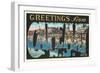 Greetings from Cape May, New Jersey-null-Framed Art Print