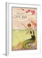 Greetings from Cape May-null-Framed Art Print