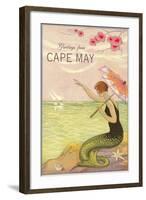 Greetings from Cape May-null-Framed Art Print