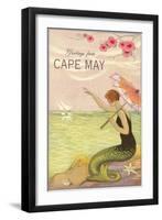 Greetings from Cape May-null-Framed Art Print