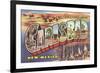 Greetings from Carlsbad, New Mexico-null-Framed Premium Giclee Print