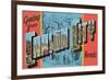 Greetings from Carson City, Nevada-null-Framed Premium Giclee Print