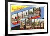 Greetings from Cedar Point, Ohio-null-Framed Premium Giclee Print