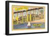 Greetings from Chatham, Massachusetts-null-Framed Art Print