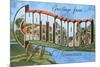 Greetings from Chattanooga, Tennessee-null-Mounted Art Print