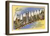 Greetings from Chattanooga, Tennessee-null-Framed Art Print