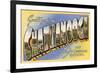 Greetings from Chattanooga, Tennessee-null-Framed Premium Giclee Print