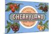 Greetings from Cherryland, Grand Traverse, Michigan-null-Mounted Art Print