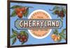 Greetings from Cherryland, Grand Traverse, Michigan-null-Framed Art Print