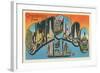 Greetings from Chicago, Illinois-null-Framed Art Print