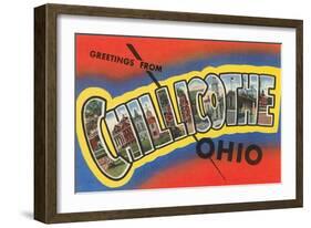 Greetings from Chillicothe, Ohio-null-Framed Art Print