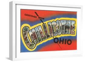 Greetings from Chillicothe, Ohio-null-Framed Art Print