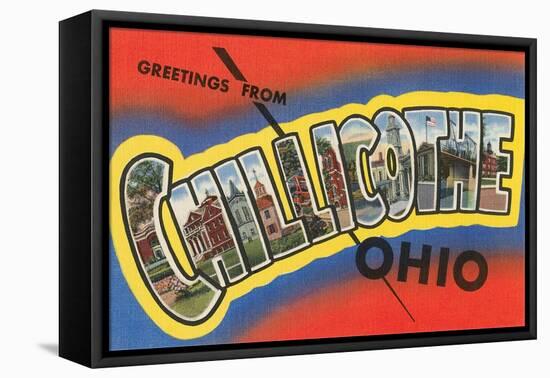 Greetings from Chillicothe, Ohio-null-Framed Stretched Canvas