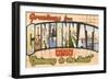 Greetings from Cincinnati, Ohio-null-Framed Art Print