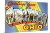 Greetings from Cincinnati, Ohio-null-Mounted Art Print