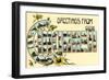 Greetings from Cincinnati-null-Framed Premium Giclee Print