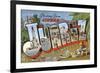 Greetings from Ciudad Juarez, Mexico-null-Framed Premium Giclee Print