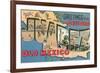 Greetings from Ciudad Juarez, Old Mexico-null-Framed Premium Giclee Print