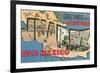 Greetings from Ciudad Juarez, Old Mexico-null-Framed Premium Giclee Print