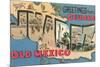 Greetings from Ciudad Juarez, Old Mexico-null-Mounted Premium Giclee Print