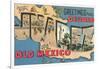 Greetings from Ciudad Juarez, Old Mexico-null-Framed Art Print