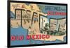 Greetings from Ciudad Juarez, Old Mexico-null-Framed Art Print