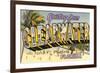 Greetings from Clearwater, Florida-null-Framed Premium Giclee Print
