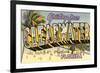 Greetings from Clearwater, Florida-null-Framed Premium Giclee Print