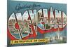 Greetings from Cleveland, Metropolis of Ohio-null-Mounted Giclee Print