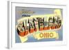 Greetings from Cleveland,Ohio-null-Framed Art Print