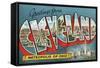 Greetings from Cleveland, Ohio-null-Framed Stretched Canvas