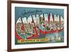 Greetings from Cleveland, Ohio-null-Framed Art Print